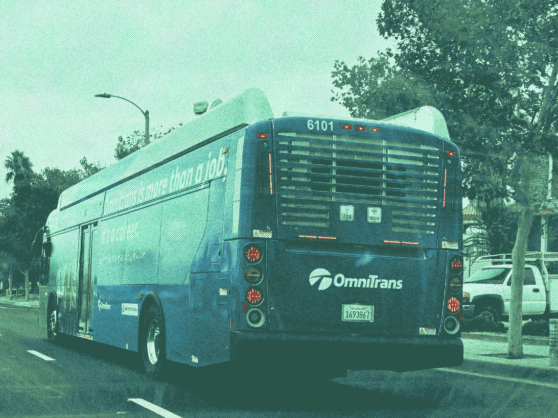a new flyer xcelsior 40 foot battery electric bus numbered 6101, with a door on the driver's side